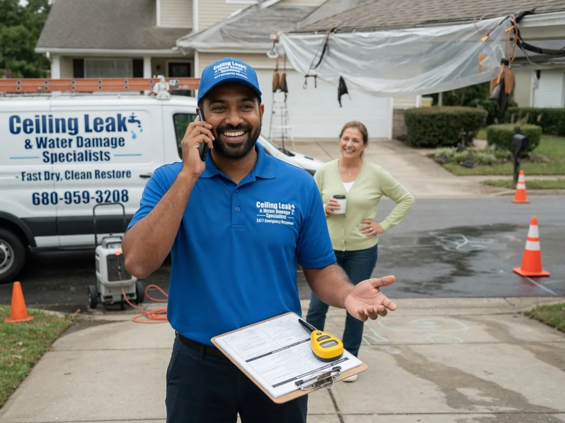 Ceiling Leak Cleanup Marthasville, MO FAQs